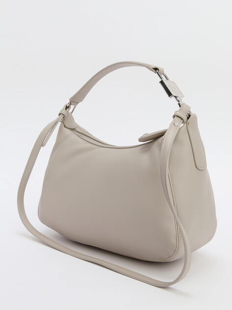 Женская сумка с ручкой ARMANI EXCHANGE, Артикул 949173, бежево-серый | 4081546. Ракурс 4