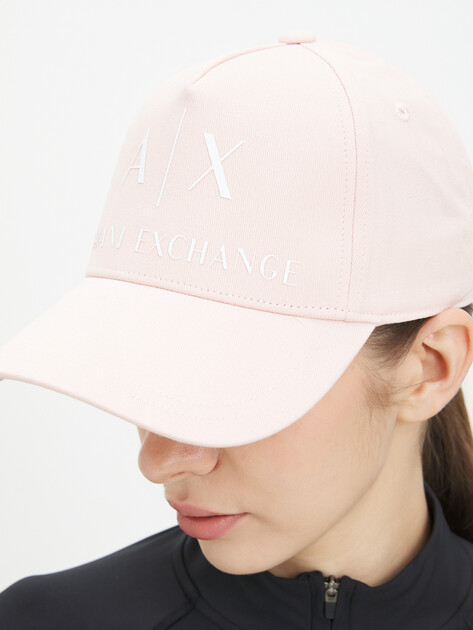 Женская бейсболка ARMANI EXCHANGE, Артикул 944171, светло-розовый | 4081871. Ракурс 3 Женская бейсболка ARMANI EXCHANGE, Артикул 944171, светло-розовый | 4081871. Ракурс 3