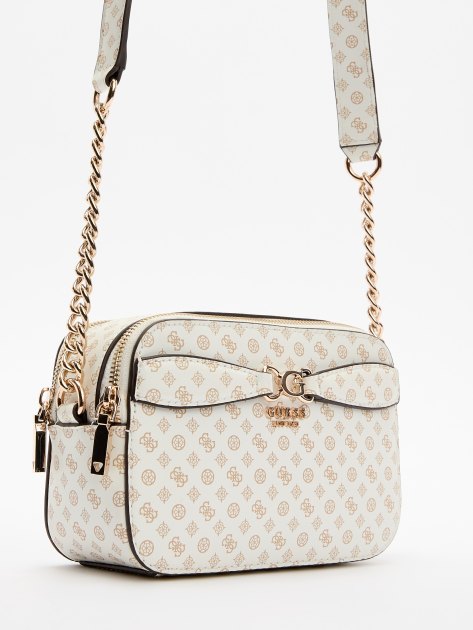 Кросс-боди GUESS ARLENA LOGO CAMERA CROSSBODY, Артикул HWPS9336140, белый | 4082215. Ракурс 3