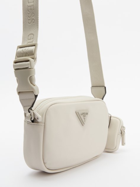 Кросс-боди GUESS LATONA SLING, Артикул HWYP9211800, серо-бежевый | 4082295. Ракурс 3