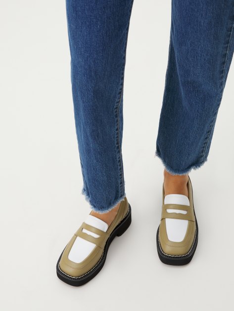 Женские лоферы TENDANCE, Артикул YS-38127A-5, светлый хаки | 4083160. Ракурс 2 Женские лоферы TENDANCE, Артикул YS-38127A-5, светлый хаки | 4083160. Ракурс 2