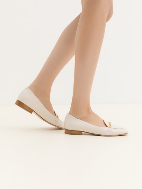 Женские лоферы GIOVANNI FABIANI, Артикул S24827, молочно-бежевый | 4086163. Ракурс 2