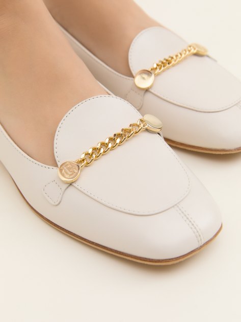 Женские лоферы GIOVANNI FABIANI, Артикул S24827, молочно-бежевый | 4086163. Ракурс 5