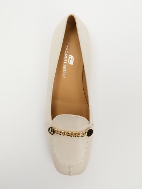 Женские лоферы GIOVANNI FABIANI, Артикул S24827, молочно-бежевый | 4086163. Ракурс 6