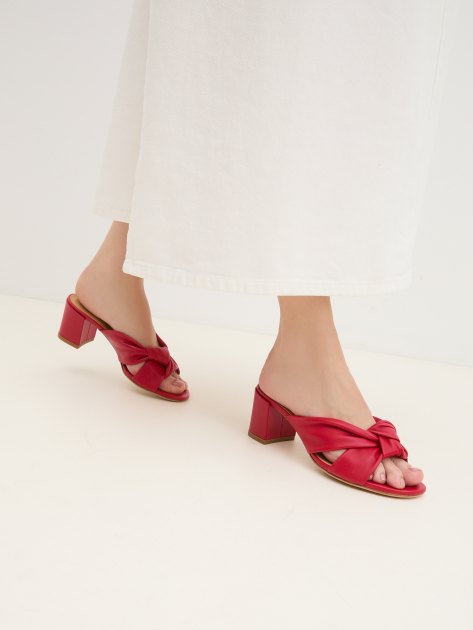 Мюли GIOVANNI FABIANI, Артикул S24685, красный | 4086257. Ракурс 2