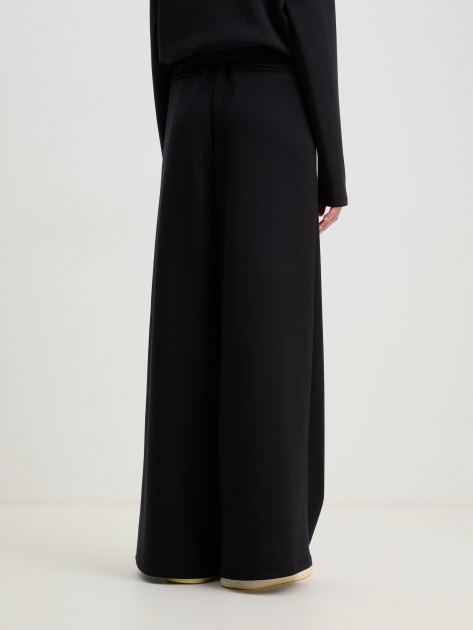 Женские брюки GUESS OLYMPE WIDE LEG PANTS, Артикул V4YB07KCAY2, черный | 4089837. Ракурс 4