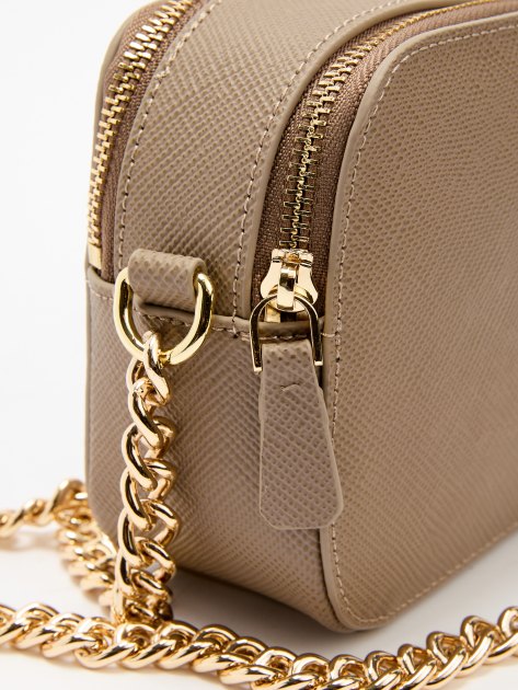 Кросс-боди TENDANCE, Артикул MRH23-374, серо-коричневый | 4089939. Ракурс 4