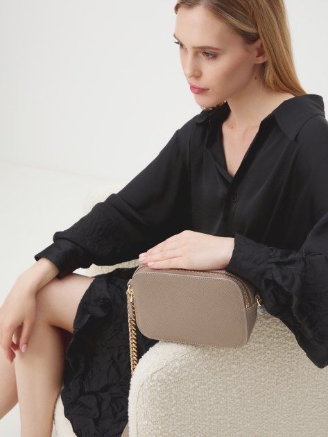 Кросс-боди TENDANCE, Артикул MRH23-374, серо-коричневый | 4089939. Ракурс 7