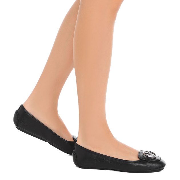 Балетки MICHAEL KORS, Артикул 40R9LIFP2L(K), черный | 4090067. Ракурс 4