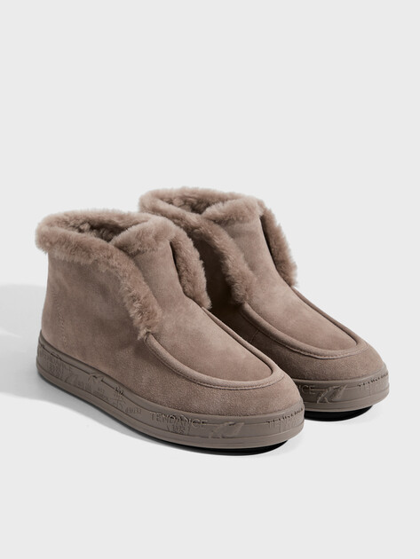 Женские высокие лоферы TENDANCE, Артикул HC2219X-25, бежево-серый | 4090805. Ракурс 3