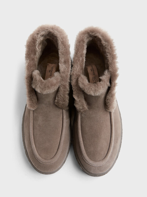 Женские высокие лоферы TENDANCE, Артикул HC2219X-25, бежево-серый | 4090805. Ракурс 5