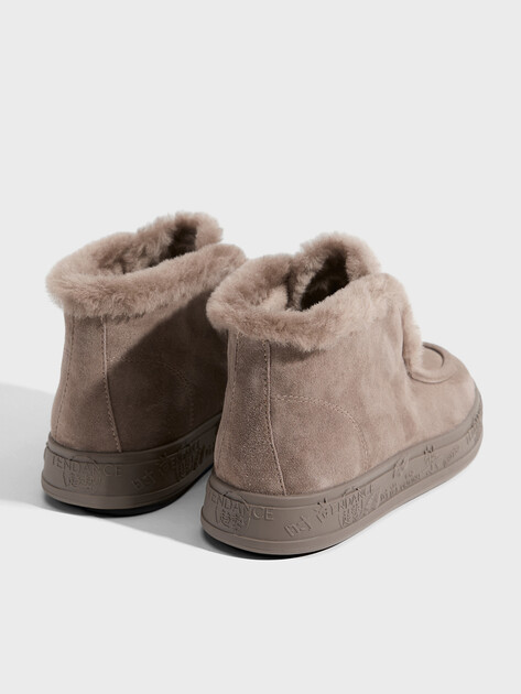 Женские высокие лоферы TENDANCE, Артикул HC2219X-25, бежево-серый | 4090805. Ракурс 6