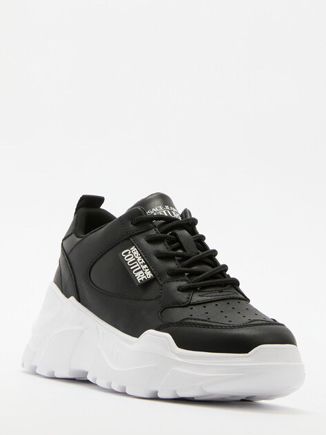 Женские кроссовки VERSACE JEANS COUTURE SPEEDTRACK, Артикул 77VA3SC2, черный | 4091970. Ракурс 2