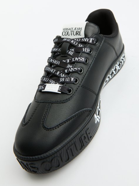 Мужские кеды VERSACE JEANS COUTURE COURT 88, Артикул 77YA3SK6, черный | 4091976. Ракурс 6