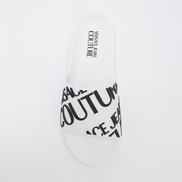 Мужские сланцы VERSACE JEANS COUTURE SLIDE, Артикул 77YA3SQ1, белый | 4091989. Ракурс 5 Мужские сланцы VERSACE JEANS COUTURE SLIDE, Артикул 77YA3SQ1, белый | 4091989. Ракурс 5