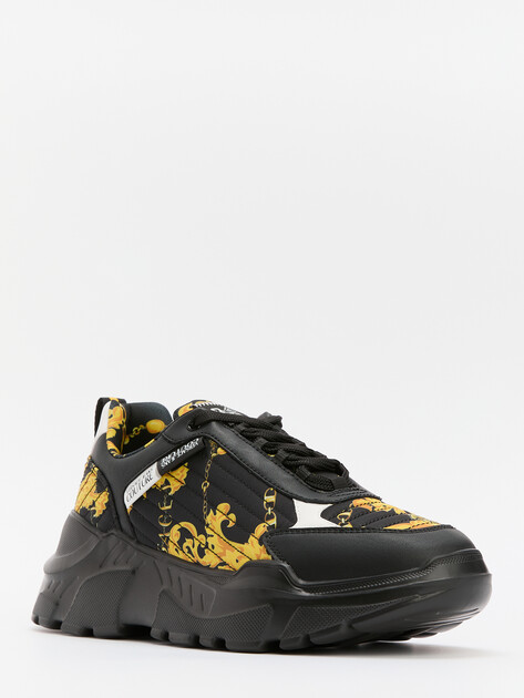 Мужские кроссовки VERSACE JEANS COUTURE SPEEDTRACK, Артикул 77YA3SC7, черный | 4091994. Ракурс 3