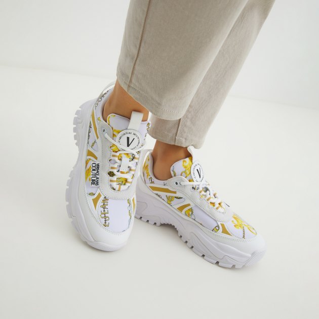 Женские кроссовки VERSACE JEANS COUTURE HIKER, Артикул 77VA3SVG, белый | 4092011. Ракурс 7 Женские кроссовки VERSACE JEANS COUTURE HIKER, Артикул 77VA3SVG, белый | 4092011. Ракурс 7