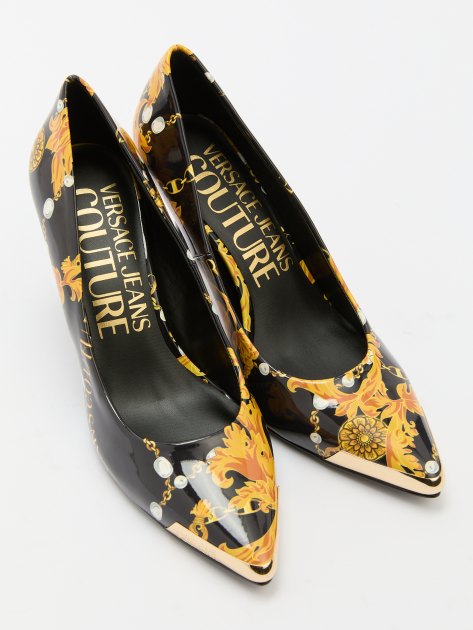 Женские туфли VERSACE JEANS COUTURE SCARLETT, Артикул 77VA3S50, черный | 4092023. Ракурс 6 Женские туфли VERSACE JEANS COUTURE SCARLETT, Артикул 77VA3S50, черный | 4092023. Ракурс 6