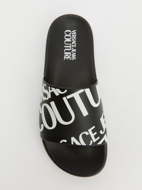 Женские сланцы VERSACE JEANS COUTURE SHELLY, Артикул 77VA3SQ1, черный | 4092026. Ракурс 5 Женские сланцы VERSACE JEANS COUTURE SHELLY, Артикул 77VA3SQ1, черный | 4092026. Ракурс 5
