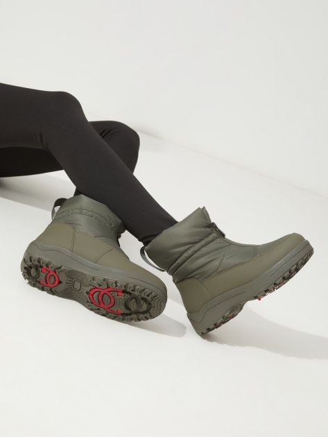 Женские дутики TENDANCE, Артикул AX89220-9, хаки | 4092991. Ракурс 2