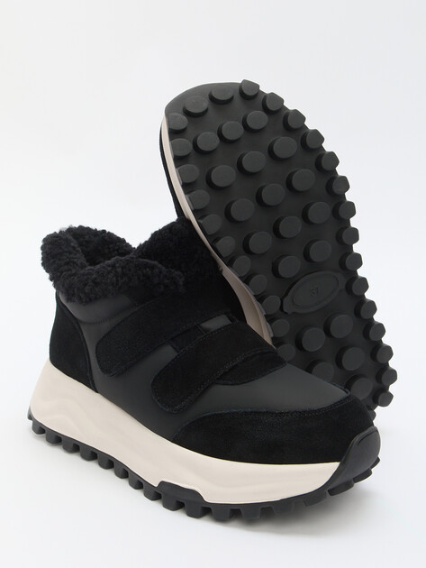 Женские высокие кроссовки TENDANCE, Артикул AX82037-5, черный | 4093034. Ракурс 6 Женские высокие кроссовки TENDANCE, Артикул AX82037-5, черный | 4093034. Ракурс 6