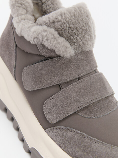 Женские высокие кроссовки TENDANCE, Артикул AX82037-5, серо-коричневый | 4093037. Ракурс 6 Женские высокие кроссовки TENDANCE, Артикул AX82037-5, серо-коричневый | 4093037. Ракурс 6
