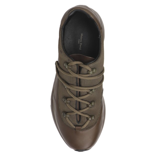 Мужские кроссовки MAISON DAVID, Артикул TM22827F-6, темный хаки | 4095171. Ракурс 2