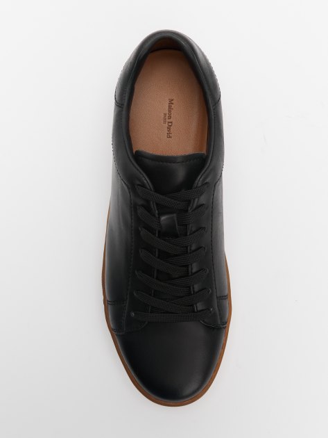 Мужские кеды MAISON DAVID, Артикул TM3151D-1, антрацитовый | 4095576. Ракурс 5