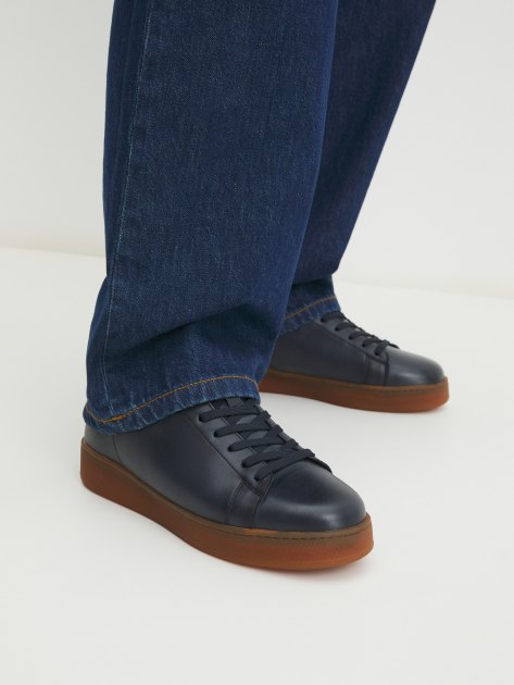 Мужские кеды MAISON DAVID, Артикул TM3151D-1, темно-синий | 4095585. Ракурс 2