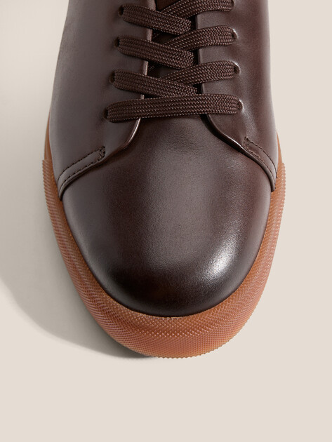 Мужские кеды MAISON DAVID, Артикул TM22820F-30, шоколадный | 4095923. Ракурс 4