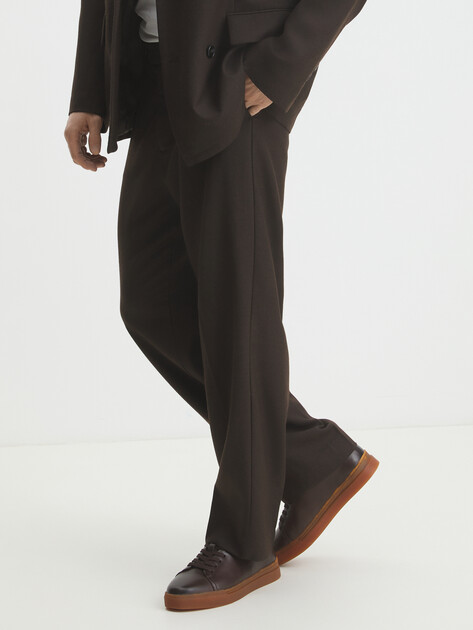 Мужские кеды MAISON DAVID, Артикул TM22820F-30, шоколадный | 4095923. Ракурс 2