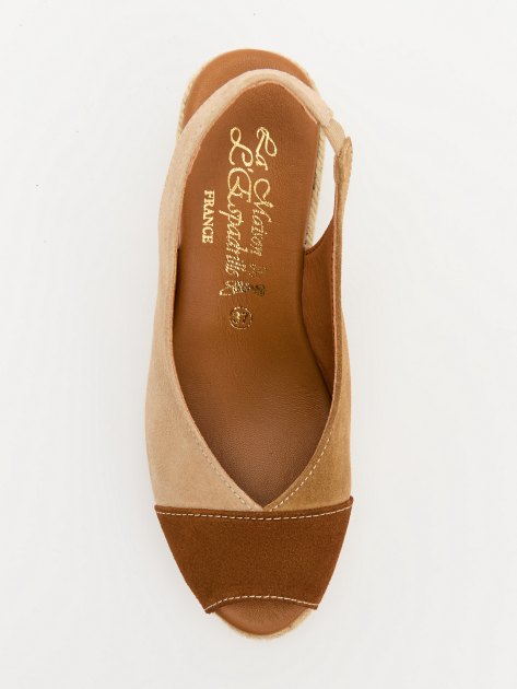 Босоножки LA MAISON DE L'ESPADRILLE, Артикул RV815, светло-коричневый | 4096400. Ракурс 5 Босоножки LA MAISON DE L'ESPADRILLE, Артикул RV815, светло-коричневый | 4096400. Ракурс 5