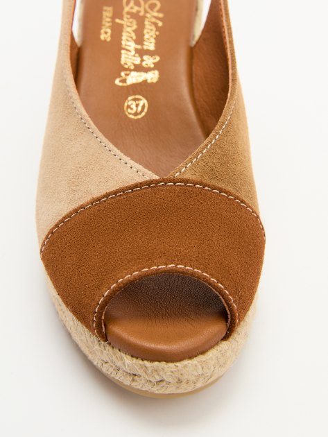 Босоножки LA MAISON DE L'ESPADRILLE, Артикул RV815, светло-коричневый | 4096400. Ракурс 6 Босоножки LA MAISON DE L'ESPADRILLE, Артикул RV815, светло-коричневый | 4096400. Ракурс 6