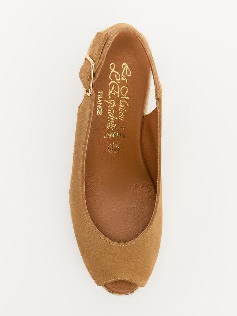 Босоножки LA MAISON DE L'ESPADRILLE, Артикул RV865, коричневый | 4096402. Ракурс 5