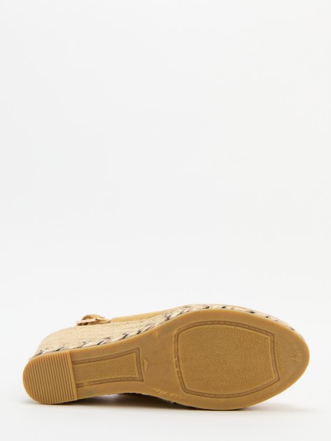 Босоножки LA MAISON DE L'ESPADRILLE, Артикул RV865, зелено-бежевый | 4096404. Ракурс 4 Босоножки LA MAISON DE L'ESPADRILLE, Артикул RV865, зелено-бежевый | 4096404. Ракурс 4