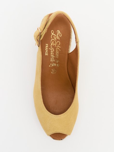 Босоножки LA MAISON DE L'ESPADRILLE, Артикул RV865, зелено-бежевый | 4096404. Ракурс 5 Босоножки LA MAISON DE L'ESPADRILLE, Артикул RV865, зелено-бежевый | 4096404. Ракурс 5