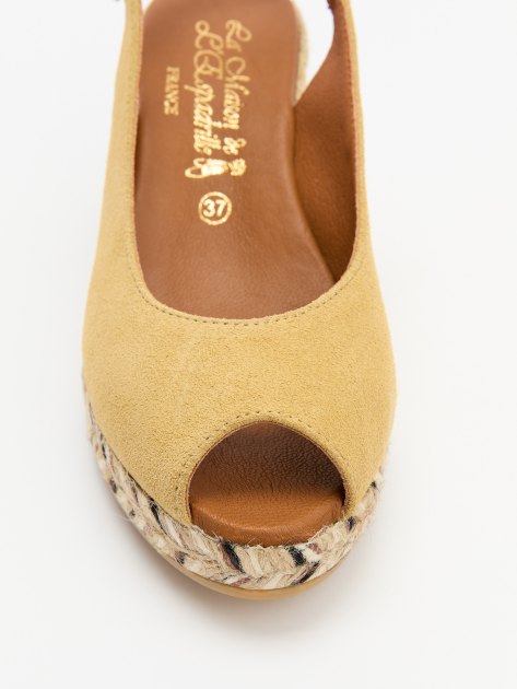 Босоножки LA MAISON DE L'ESPADRILLE, Артикул RV865, зелено-бежевый | 4096404. Ракурс 6 Босоножки LA MAISON DE L'ESPADRILLE, Артикул RV865, зелено-бежевый | 4096404. Ракурс 6