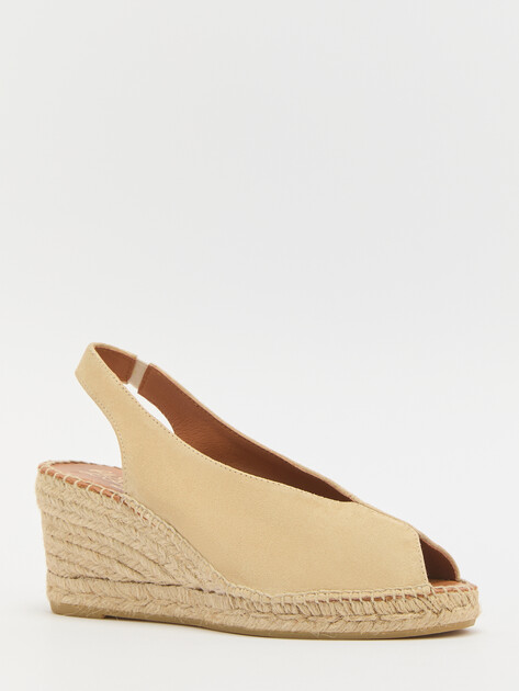 Босоножки LA MAISON DE L'ESPADRILLE, Артикул RV246, светло-бежевый | 4096437. Ракурс 3
