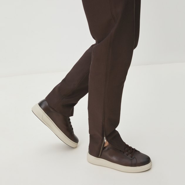 Мужские кеды TENDANCE, Артикул TM3124D-5, темно-коричневый | 4098413. Ракурс 2 Мужские кеды TENDANCE, Артикул TM3124D-5, темно-коричневый | 4098413. Ракурс 2