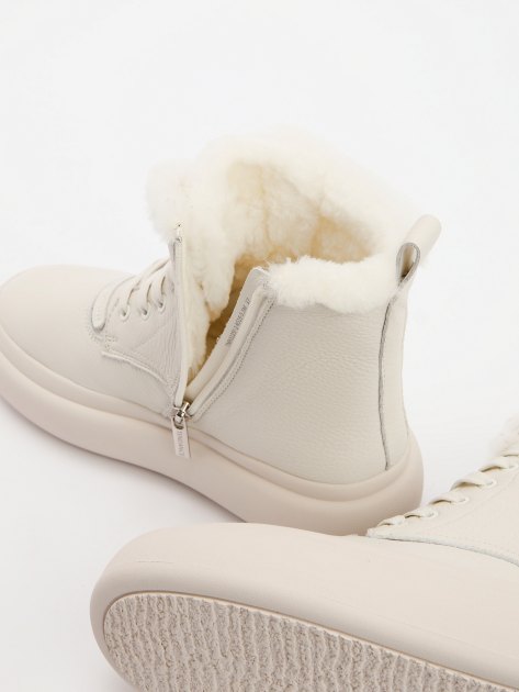 Женские высокие кеды TENDANCE, Артикул TMH3135F-2, молочно-белый | 4100654. Ракурс 6 Женские высокие кеды TENDANCE, Артикул TMH3135F-2, молочно-белый | 4100654. Ракурс 6