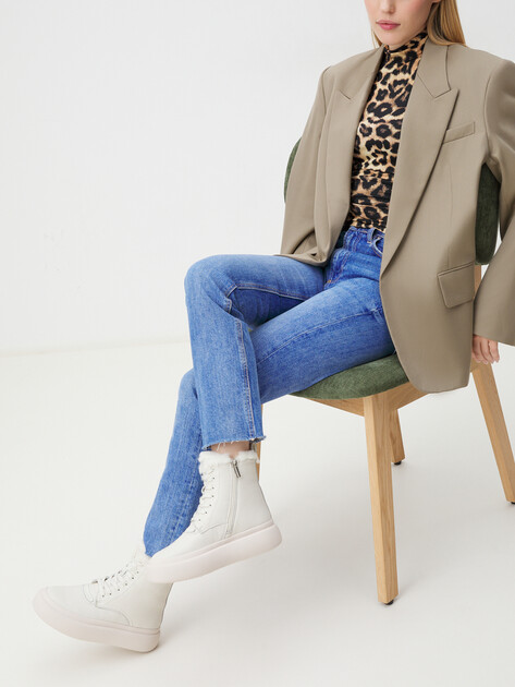 Женские высокие кеды TENDANCE, Артикул TMH3135F-2, молочно-белый | 4100654. Ракурс 7 Женские высокие кеды TENDANCE, Артикул TMH3135F-2, молочно-белый | 4100654. Ракурс 7