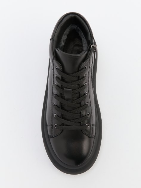 Женские высокие кеды TENDANCE, Артикул TMH3135F-1, черный | 4100656. Ракурс 5