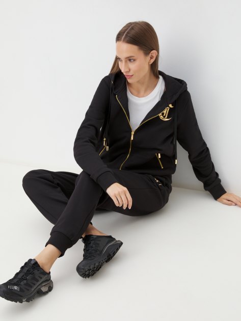 Женская толстовка JUST CAVALLI ICONIC LOGO SNAKE, Артикул 77PAIT01, черный | 4105433. Ракурс 5 Женская толстовка JUST CAVALLI ICONIC LOGO SNAKE, Артикул 77PAIT01, черный | 4105433. Ракурс 5