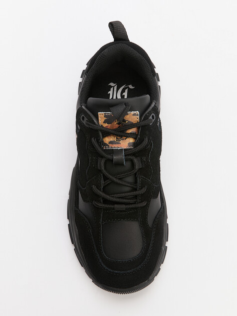 Женские кроссовки JUST CAVALLI JORDIE, Артикул 77RA3SC1, черный | 4107072. Ракурс 5 Женские кроссовки JUST CAVALLI JORDIE, Артикул 77RA3SC1, черный | 4107072. Ракурс 5