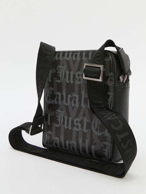 Мужская сумка  JUST CAVALLI JC GOTHIC PLATE, Артикул 77QA4B32, черный | 4107655. Ракурс 4