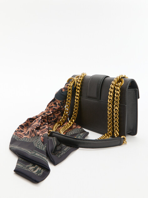 Кросс-боди JUST CAVALLI JC FOULARD ICONIC LEOPARD, Артикул 77RA4BI2, черный | 4107694. Ракурс 4 Кросс-боди JUST CAVALLI JC FOULARD ICONIC LEOPARD, Артикул 77RA4BI2, черный | 4107694. Ракурс 4