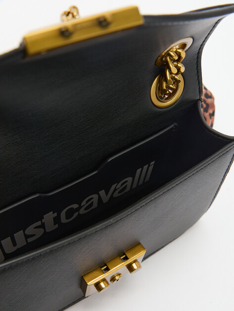 Кросс-боди JUST CAVALLI JC FOULARD ICONIC LEOPARD, Артикул 77RA4BI2, черный | 4107694. Ракурс 5 Кросс-боди JUST CAVALLI JC FOULARD ICONIC LEOPARD, Артикул 77RA4BI2, черный | 4107694. Ракурс 5