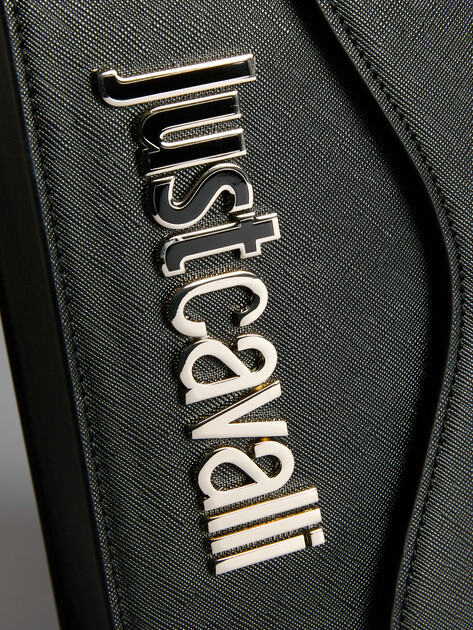 Женская сумка  JUST CAVALLI METAL LETTERING, Артикул 77RA4BB4, черный | 4107777. Ракурс 3