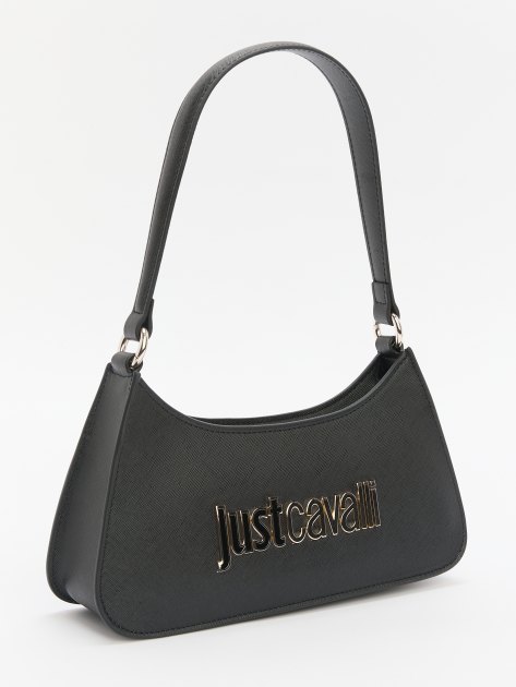Женская сумка на плечо JUST CAVALLI METAL LETTERING, Артикул 77RA4BB6, черный | 4107788. Ракурс 3 Женская сумка на плечо JUST CAVALLI METAL LETTERING, Артикул 77RA4BB6, черный | 4107788. Ракурс 3