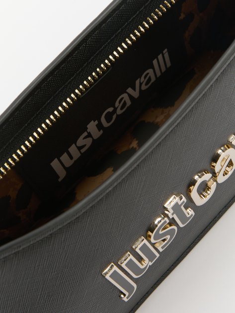 Женская сумка на плечо JUST CAVALLI METAL LETTERING, Артикул 77RA4BB6, черный | 4107788. Ракурс 6 Женская сумка на плечо JUST CAVALLI METAL LETTERING, Артикул 77RA4BB6, черный | 4107788. Ракурс 6